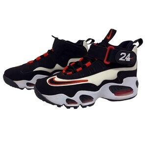 Nike Air Griffey Max 1 San Francisco Giants Youth Sneakers Black/White/Red EUC